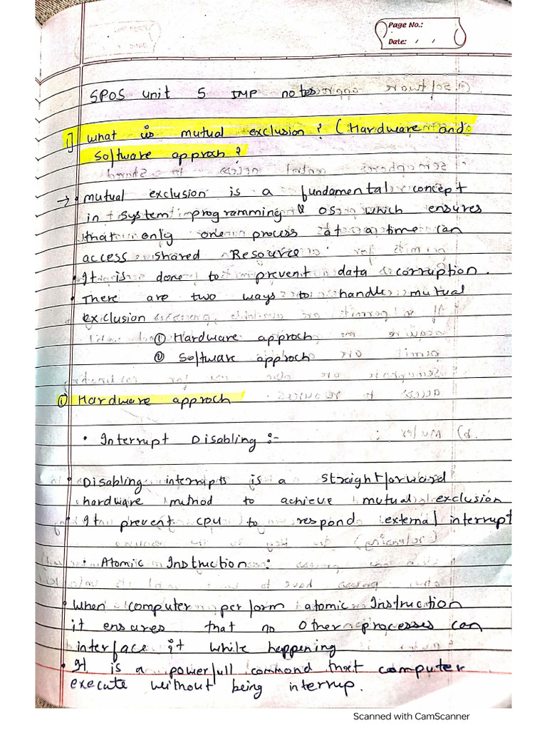 Spos Unit 5 Imp Bat Notes | PDF