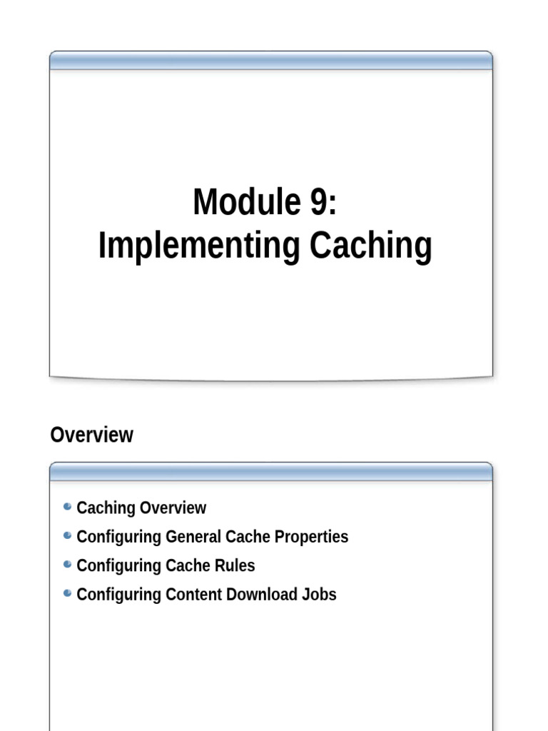 2824A_09 | PDF | Cache (Computing) | World Wide Web