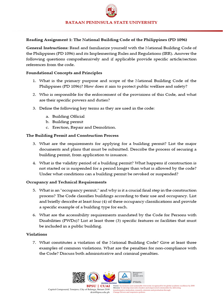 National Building Code of the Philippines Guide | PDF | Building Code ...