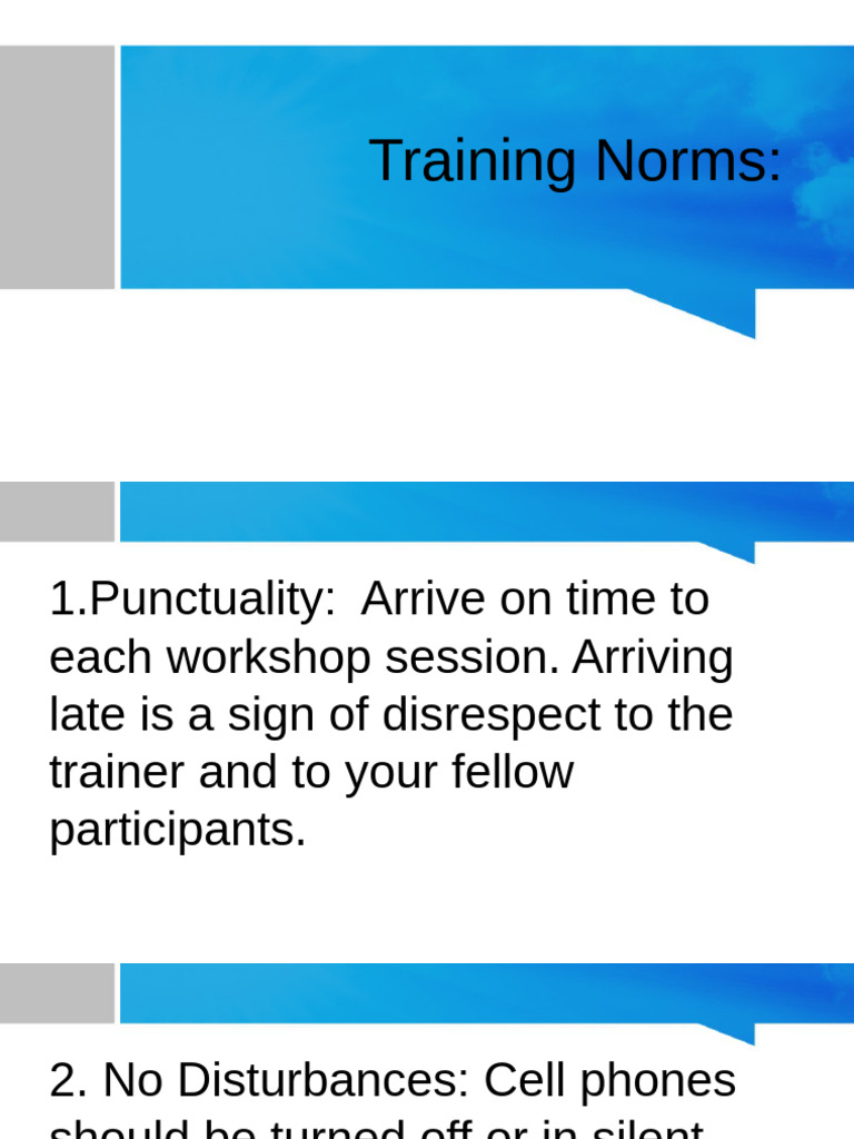 Training Session House Rules | PDF