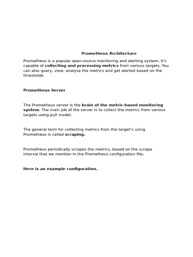 Prometheus Monitoring and Grafana Setup | PDF | Information Technology ...