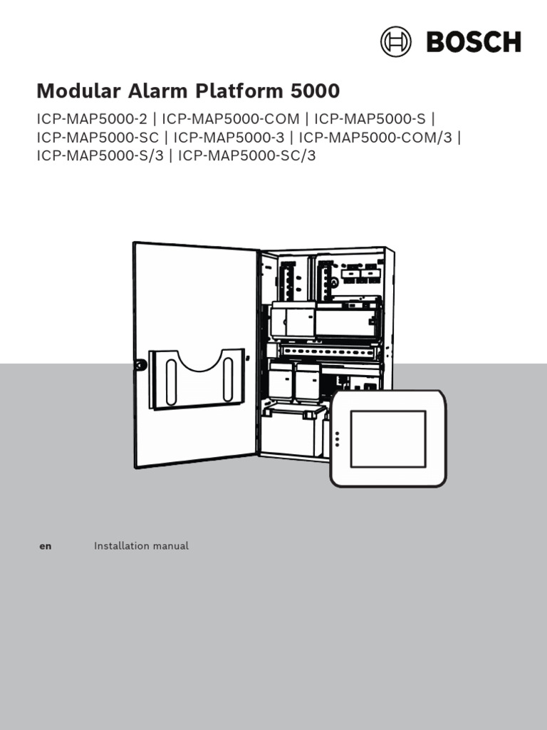 Modular Alarm Platform 5000 Manual | PDF | Power Supply | Modular ...