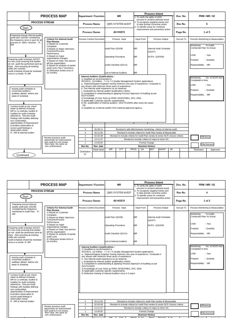 9.2.2.3.4. MPPL Process For Process and Product Audit - Final | PDF ...