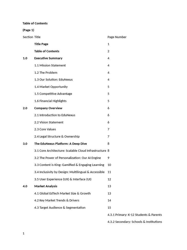EduNexus: Innovative EdTech Solutions | PDF | Educational Technology ...