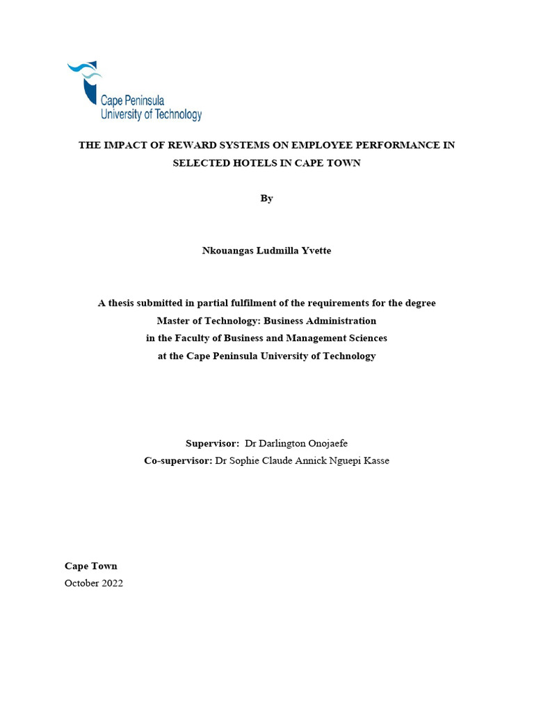 Reward Systems and Employee Performance | PDF | Motivation | Motivational