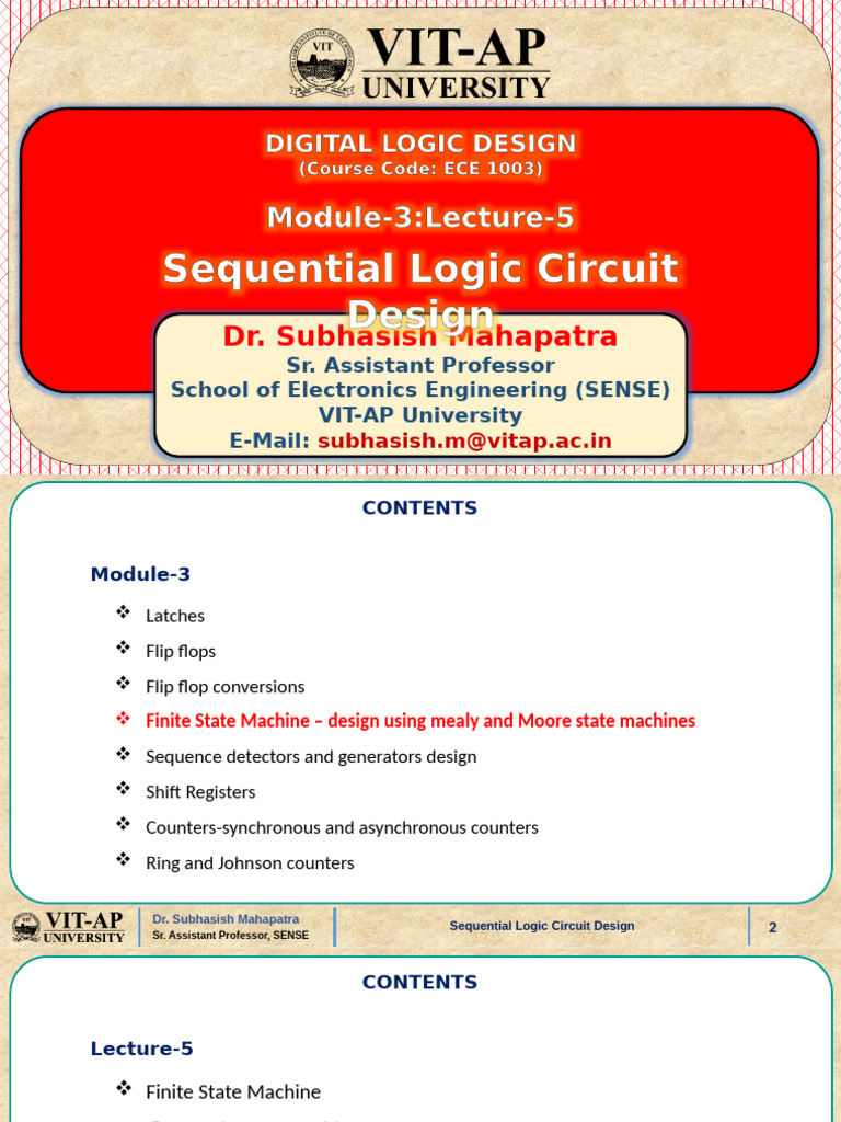 Sequential Logic Circuit Design Guide | PDF | Models Of Computation ...
