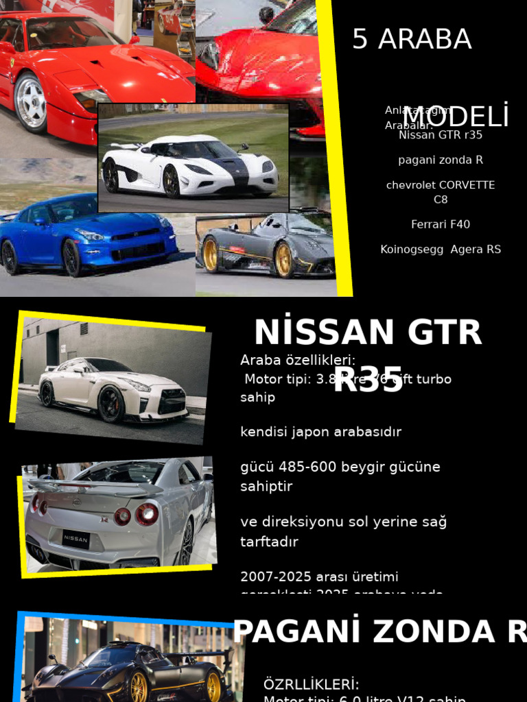 5 Araba Modeli̇ | PDF