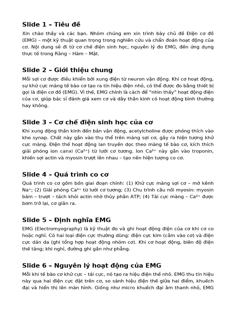 Script Thuyet Trinh Emg Utf8 | PDF