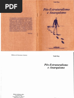 MAY, Todd - Pós-Estruturalismo e Anarquismo