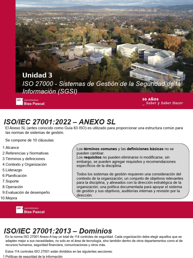ISO 27001: Estructura y Controles SGSI | PDF | La seguridad informática ...