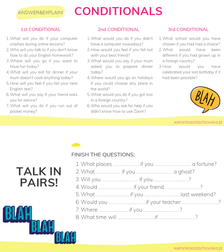 Conditional Questions for English Learners | PDF | Chess | Chess Theory