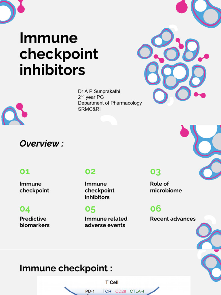 Immune Checkpoint Inhibitors Overview | PDF | Medical Specialties | Cancer