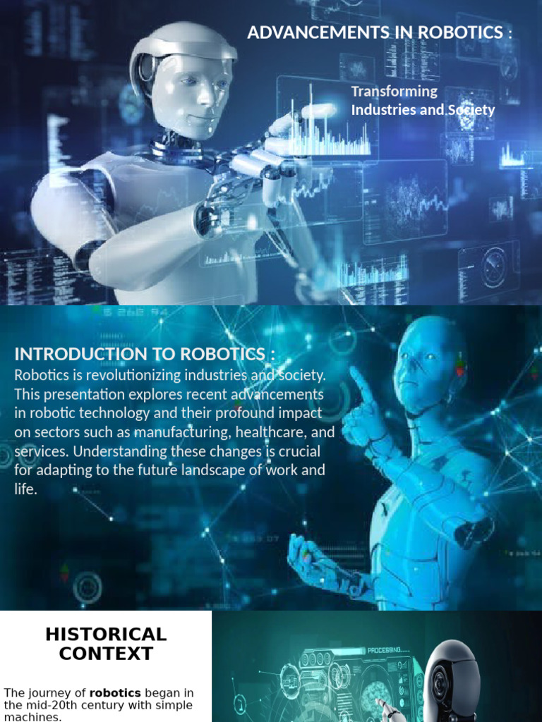 Robotics Advancements Impacting Industries | PDF