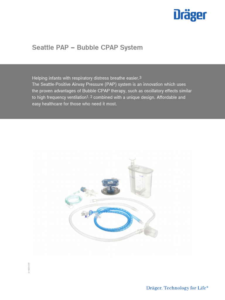 Seattle Pap Bubble Cpap System Pi 9105206 en Master 031852 | PDF ...