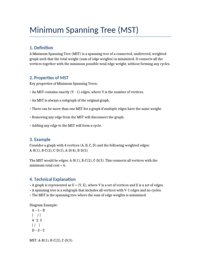MST Notes | PDF