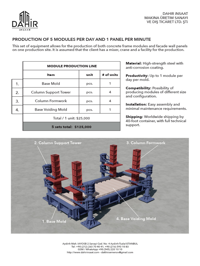 Modular Production Line Equipment Guide | PDF