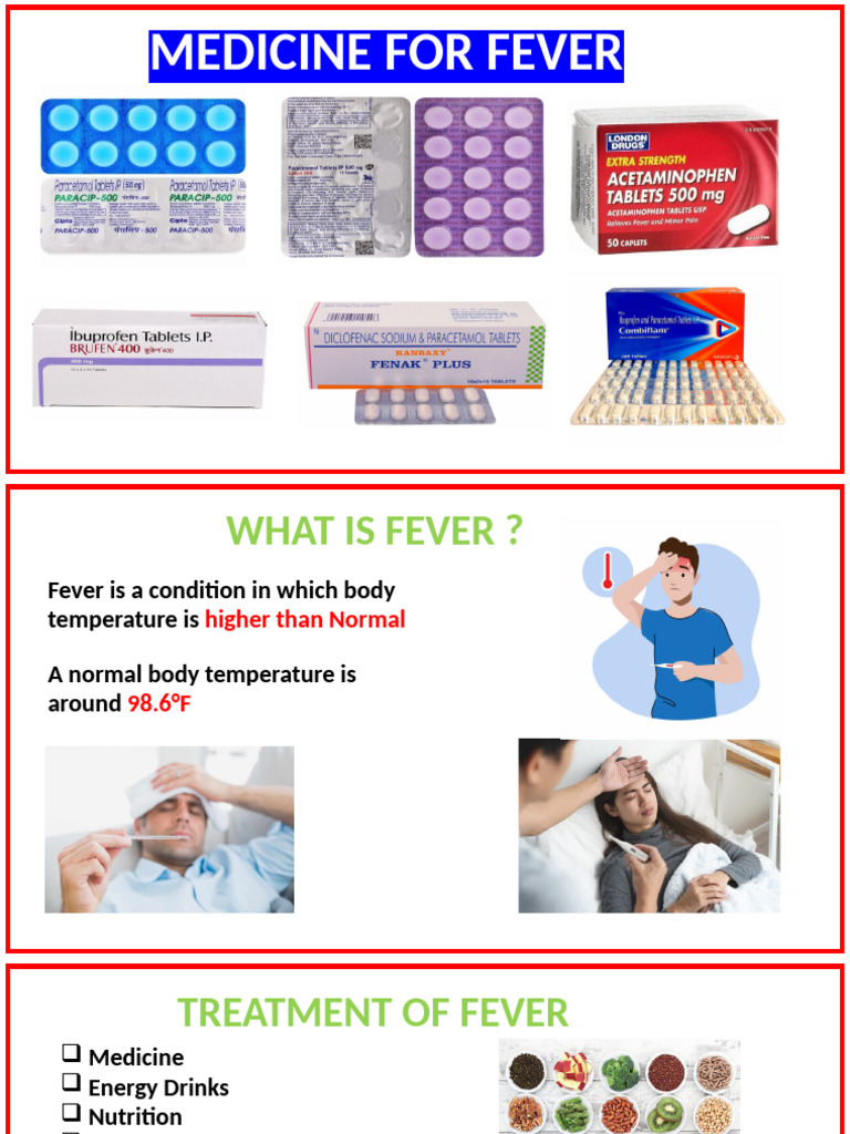 Medicines For Fever | PDF