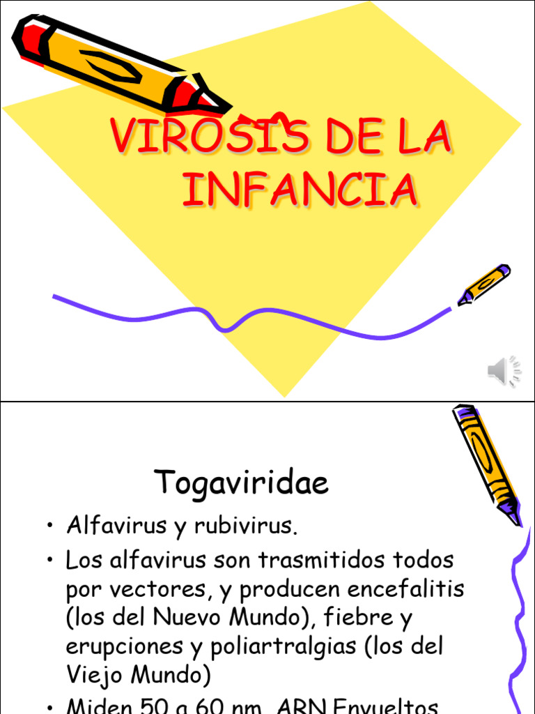 Virosis infantiles: Rubéola y Parvovirus | PDF | Sarampión ...