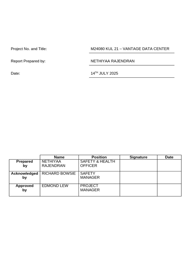 Emergency Mock Drill Report KUL 21 | PDF | Emergency | Emergency Management