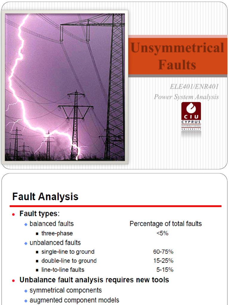 Power System Analysis: Unsymmetrical Faults | PDF