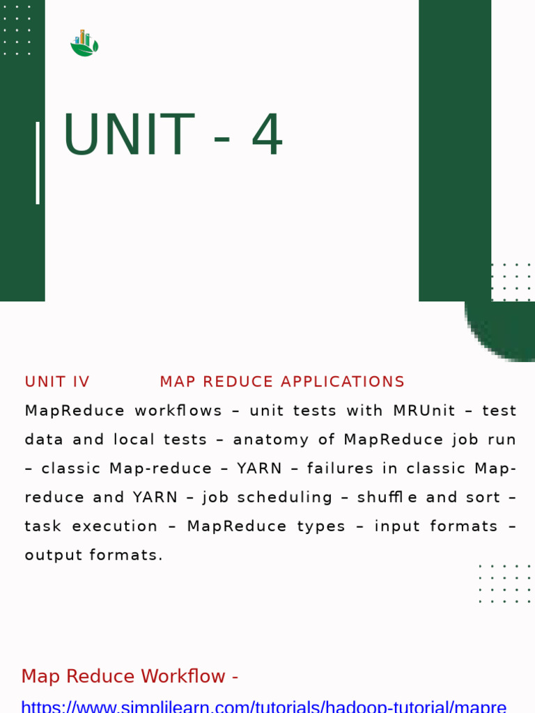 MapReduce Applications and YARN Overview | PDF | Apache Hadoop | System ...