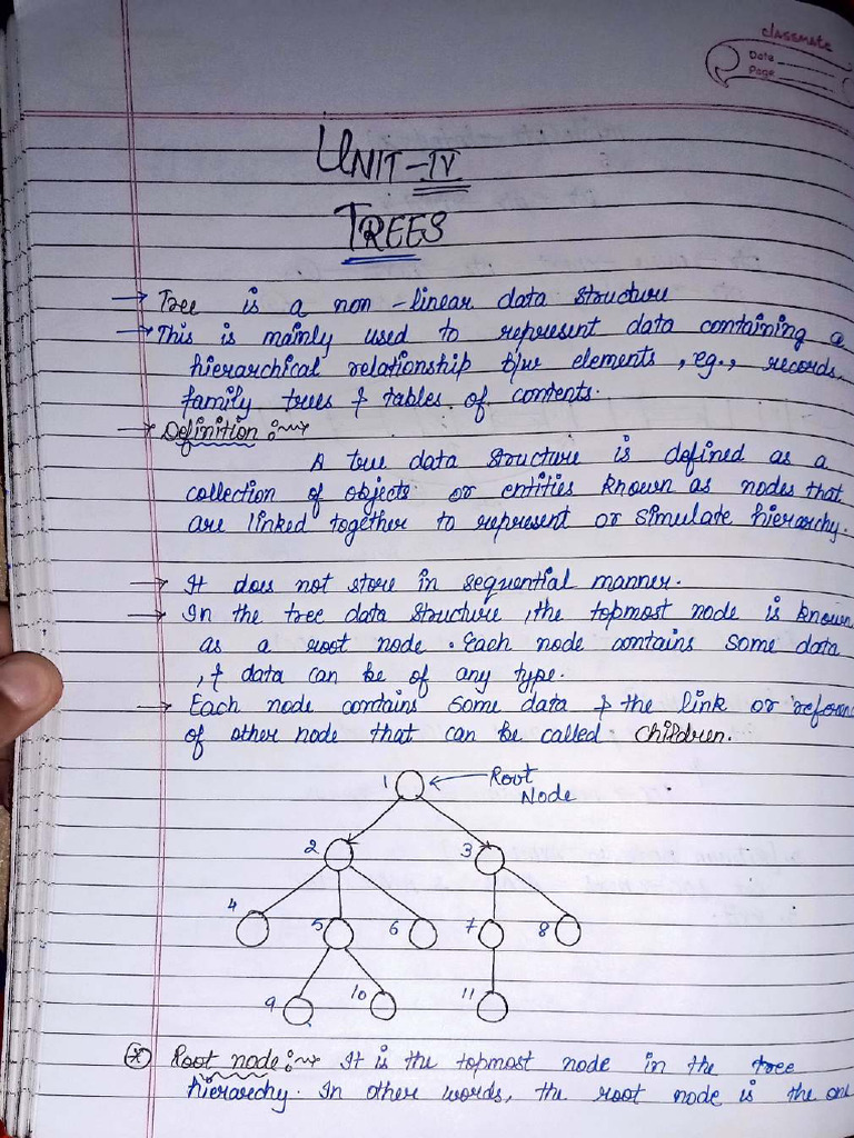 Tree Notes Dsa | PDF