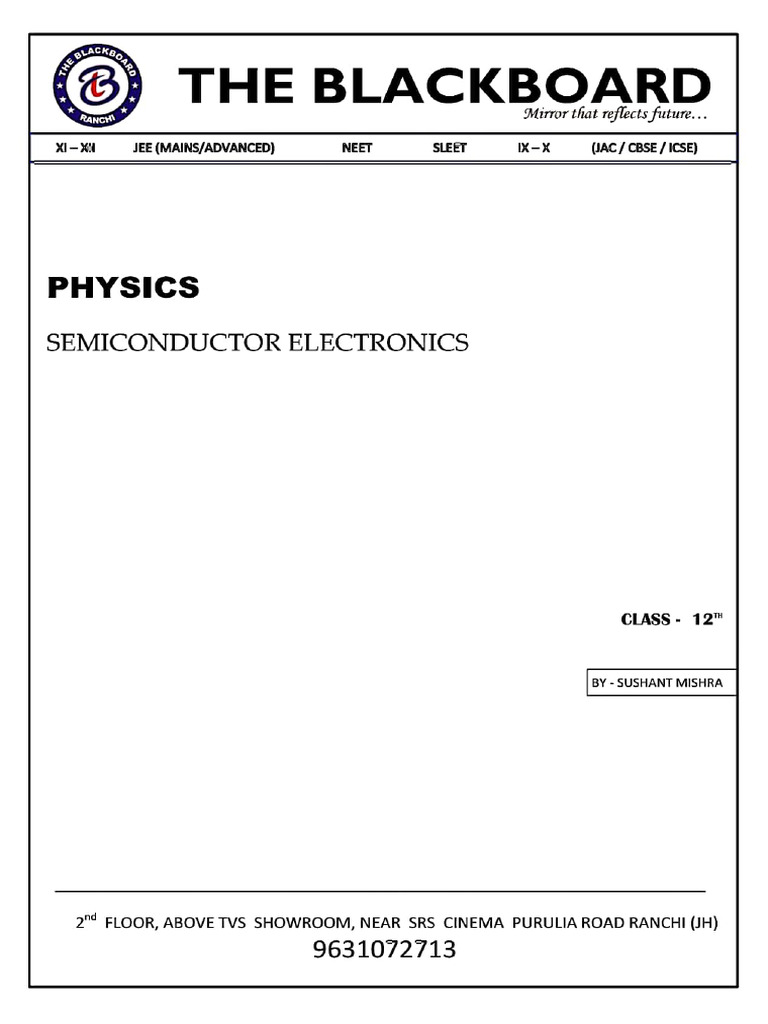Semiconductor Part 2 | PDF