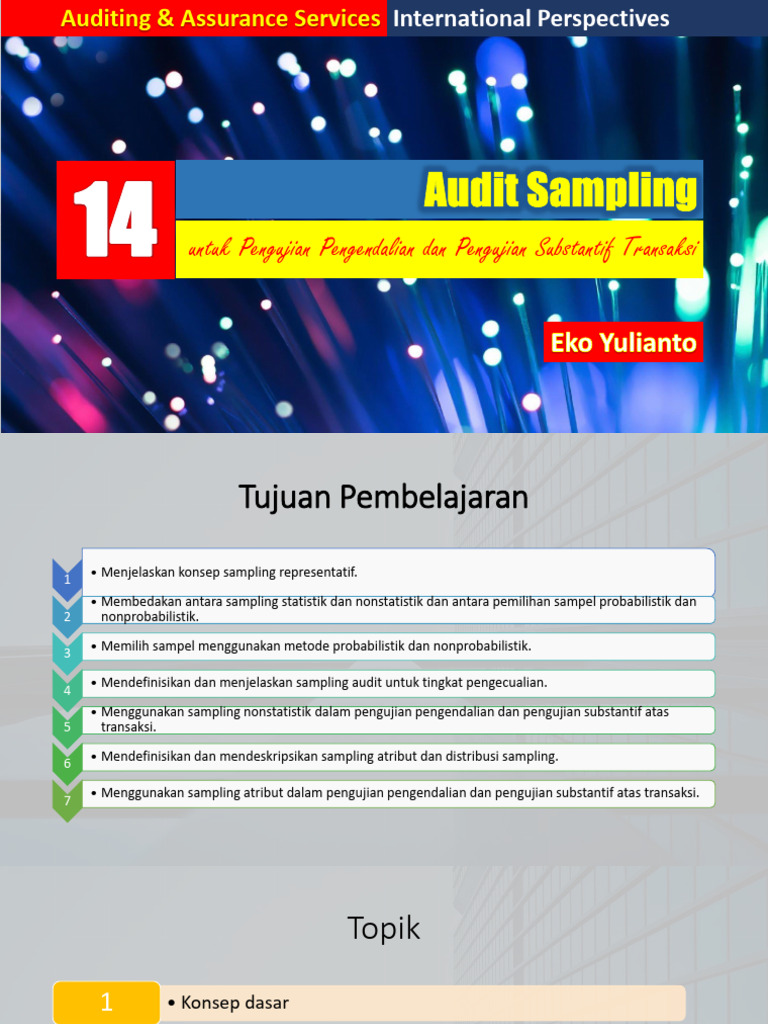 Sampling Audit dan Tingkat Pengecualian | PDF