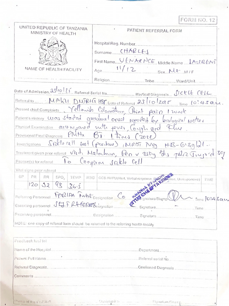 Form No. 12 | PDF