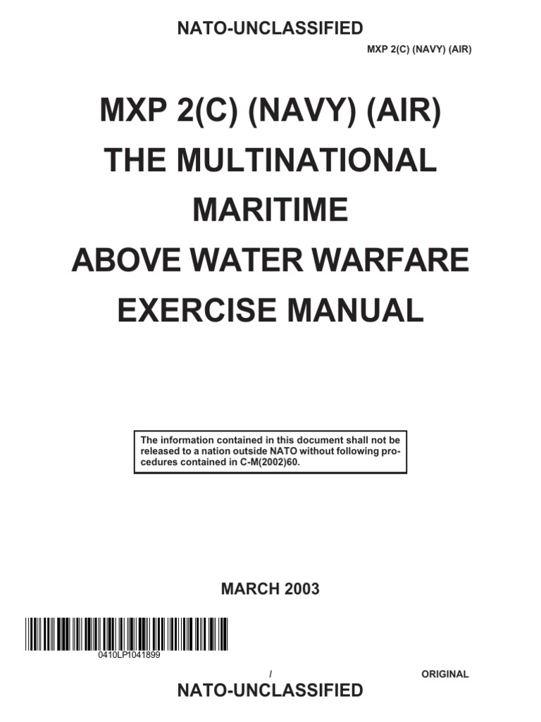 MXP 2 (C) (Navy) (Air) The Multinational Maritime Above Water Warfare ...