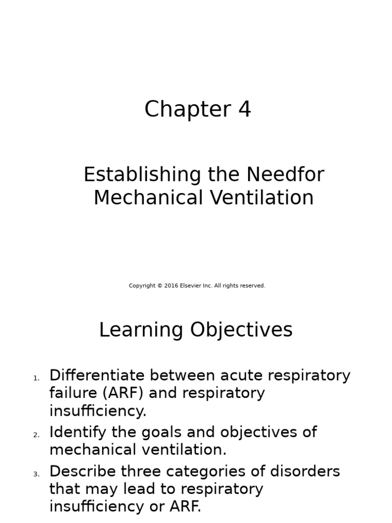 Mechanical Ventilation in Acute Respiratory Failure | PDF | Breathing ...