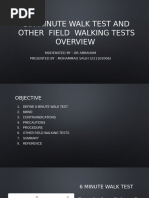 2 Minute Walk Test Instructions | PDF
