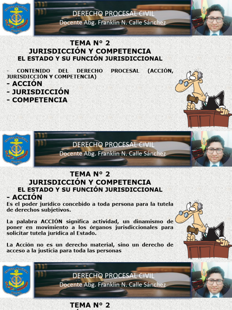 Jurisdicción y Competencia en Derecho Civil | PDF | Jurisdicción | Ley ...