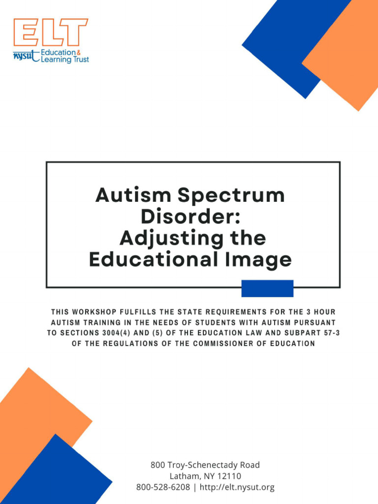 Autism Training Checklist for Educators | PDF | Mental Disorder | Autism