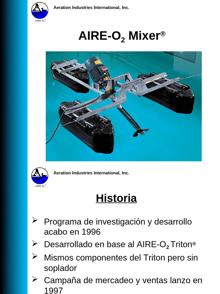 AIII AIRE-O2 Mixer Presentation Spanish | PDF