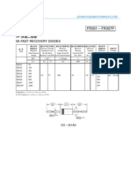 3A 3A Fast Recovery Diodes: FR301 - FR307P