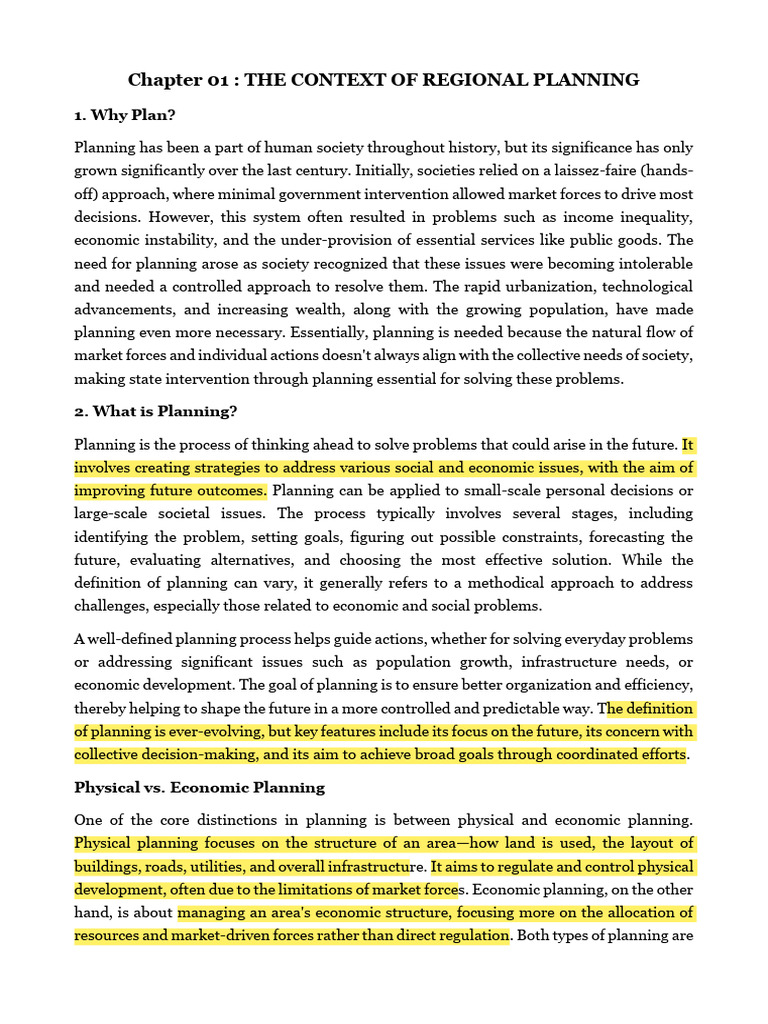 Regional Planning Levels Explained | PDF | Planning | Geography