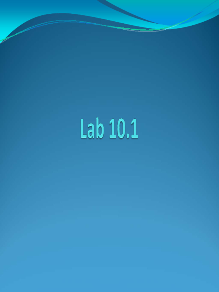 LabInstructions 10 | PDF | Electronics | Computer Engineering