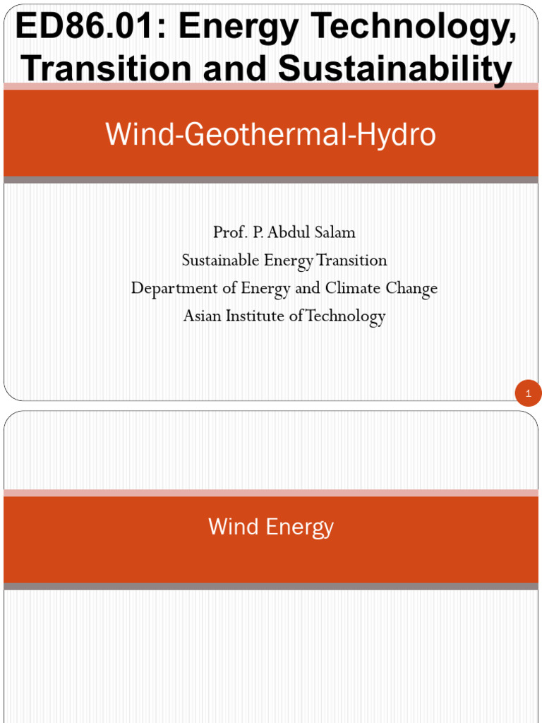 Wind Energy Fundamentals and Trends | PDF | Wind Power | Hydroelectricity