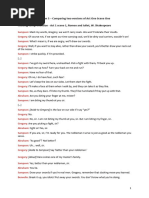 Act 1 Scene 1 Analysis of Romeo and Juliet | PDF
