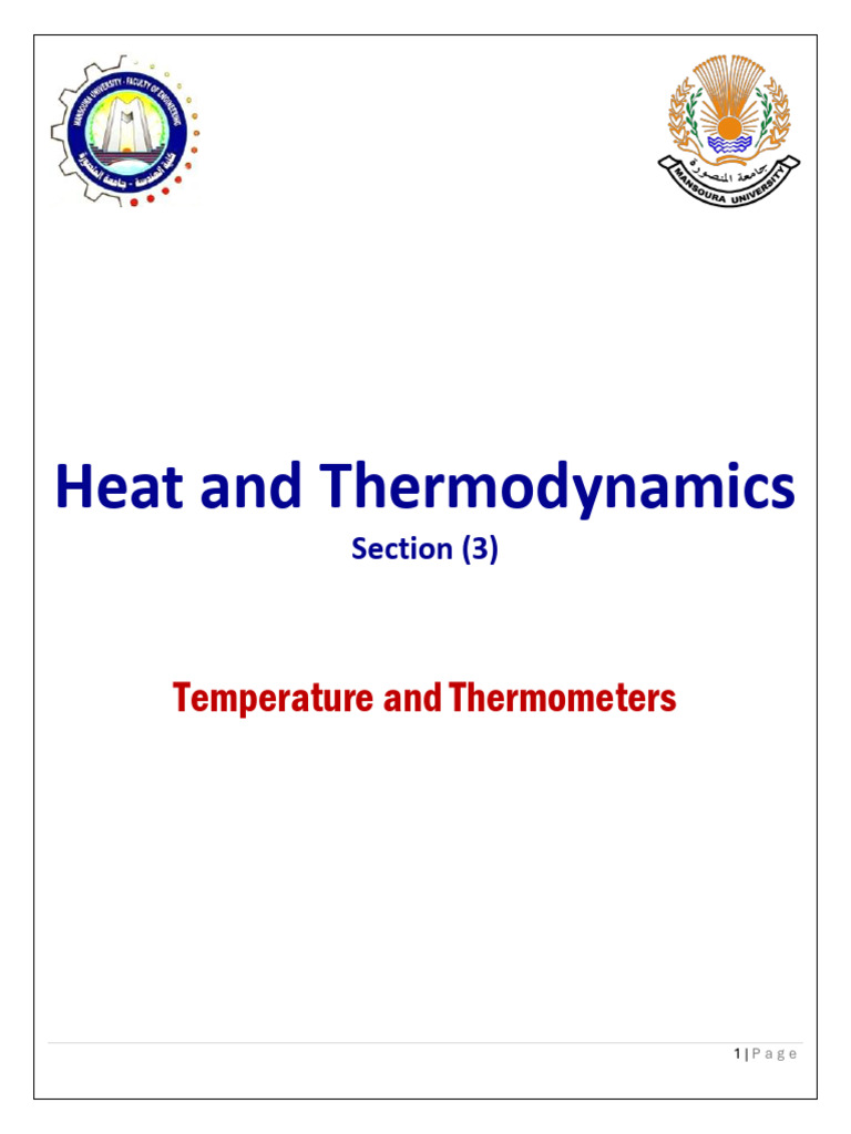 Temperature Conversion Formulas | PDF