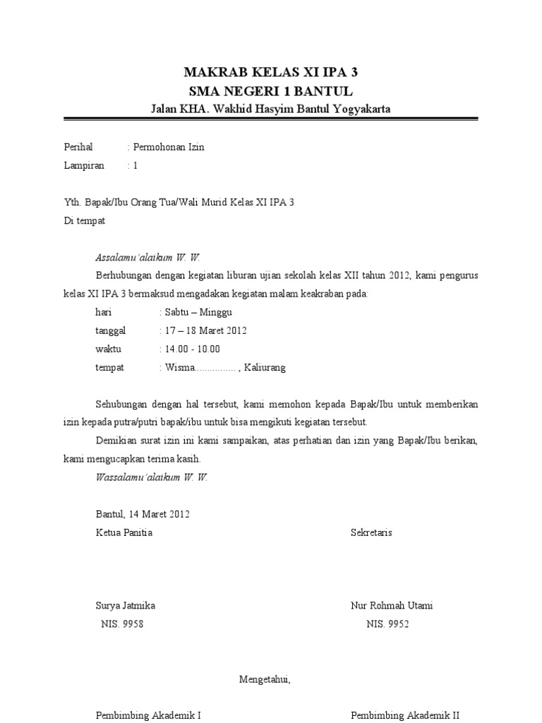 88 Contoh Undangan Acara Makrab Gratis Terbaru