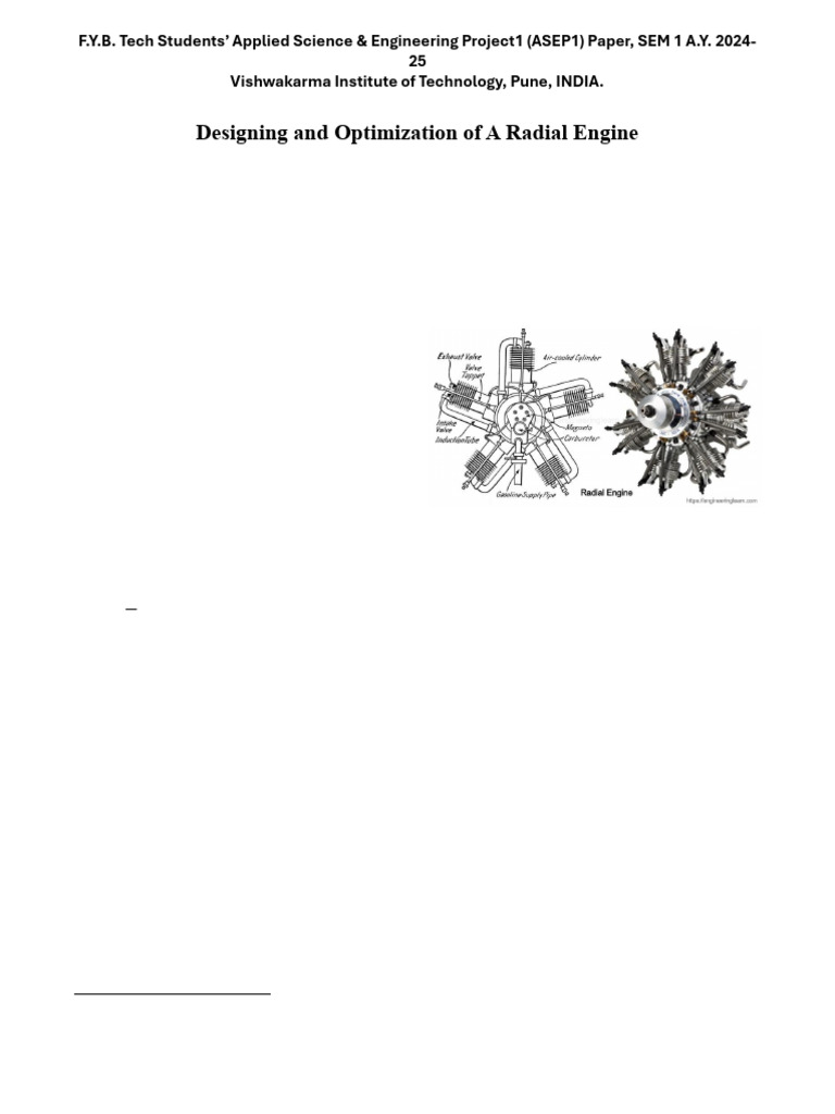 Radian Piston Engine Design and Analysis | PDF | Piston | Engines