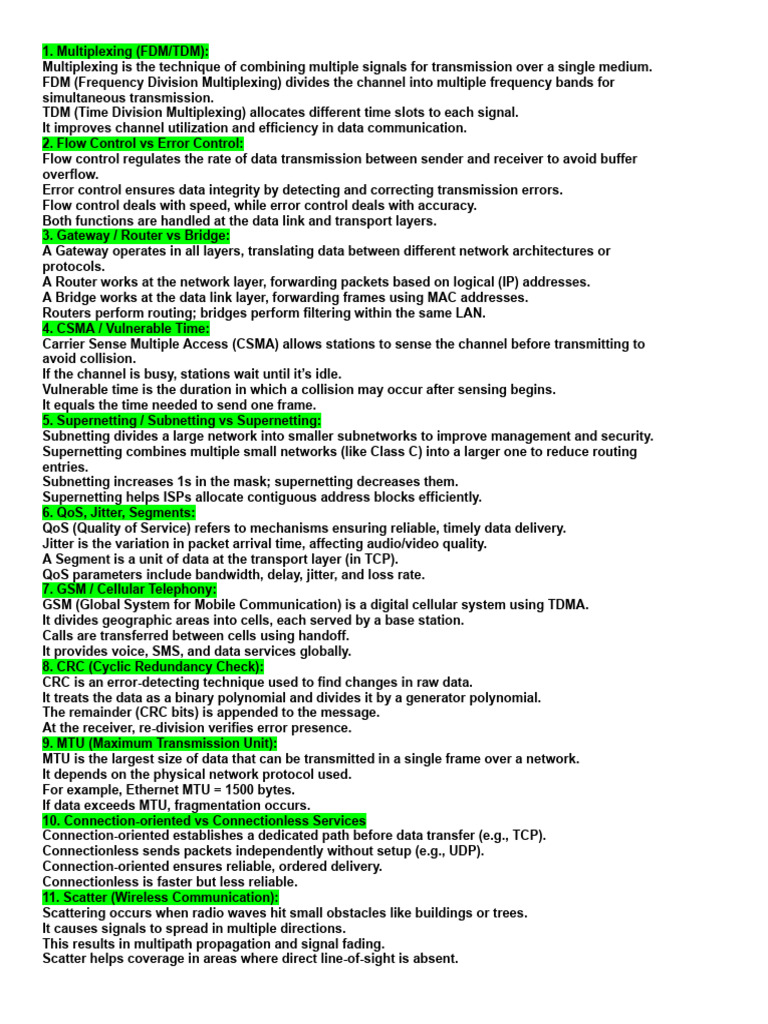 CN2025 | PDF | Transmission Control Protocol | I Pv6