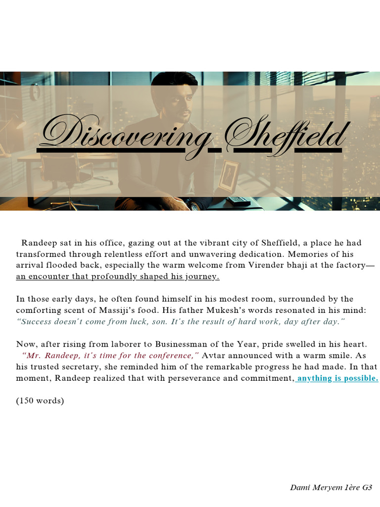 Discovering Sheffield | PDF