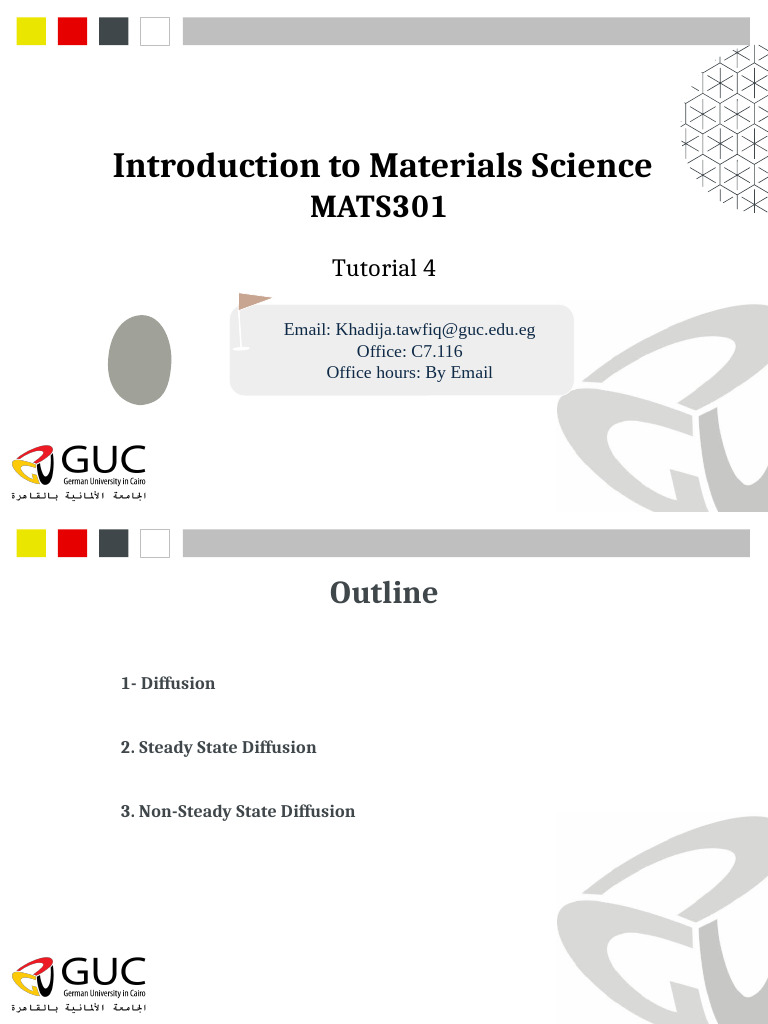 Understanding Diffusion in Materials Science | PDF | Diffusion | Flux