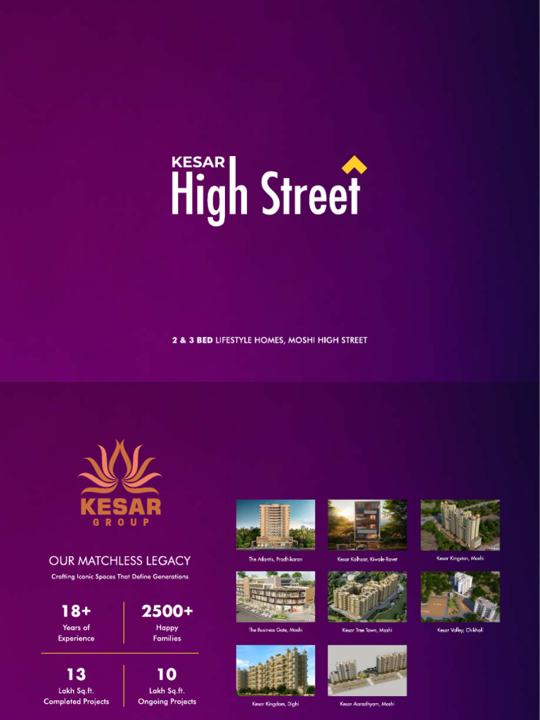Kesar High Street e Brochure | PDF