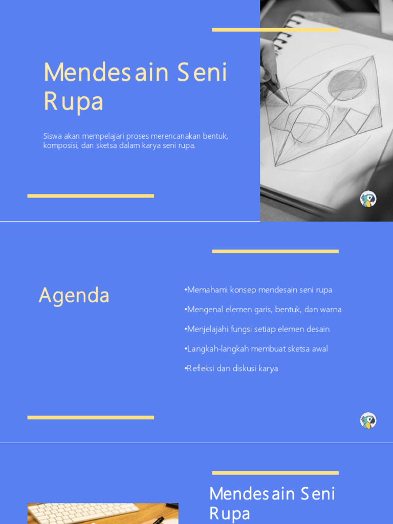 Mendesain Seni Rupa: Elemen dan Sketsa | PDF