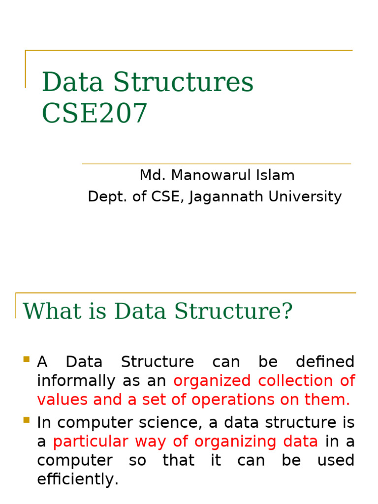 Understanding Data Structures and Algorithms | PDF | Data Structure ...