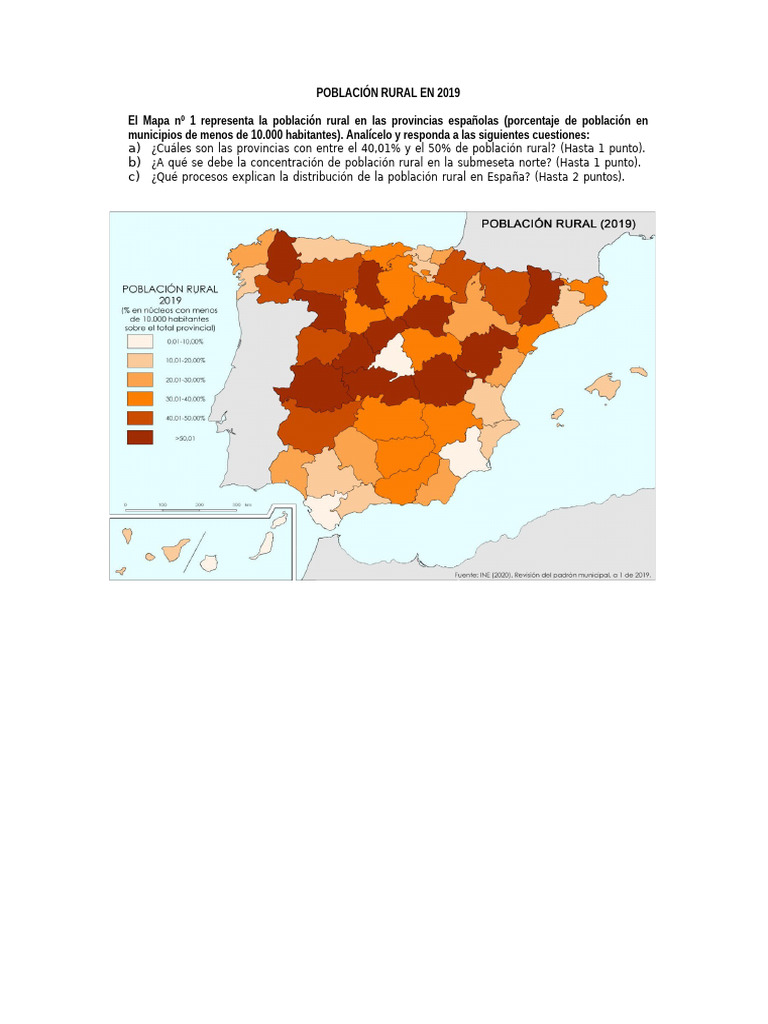 Población Rural en 2019 | PDF